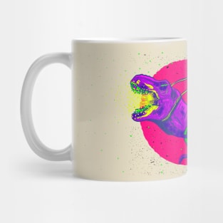 Tokebi's Skull Riding a Dinosaur Mug